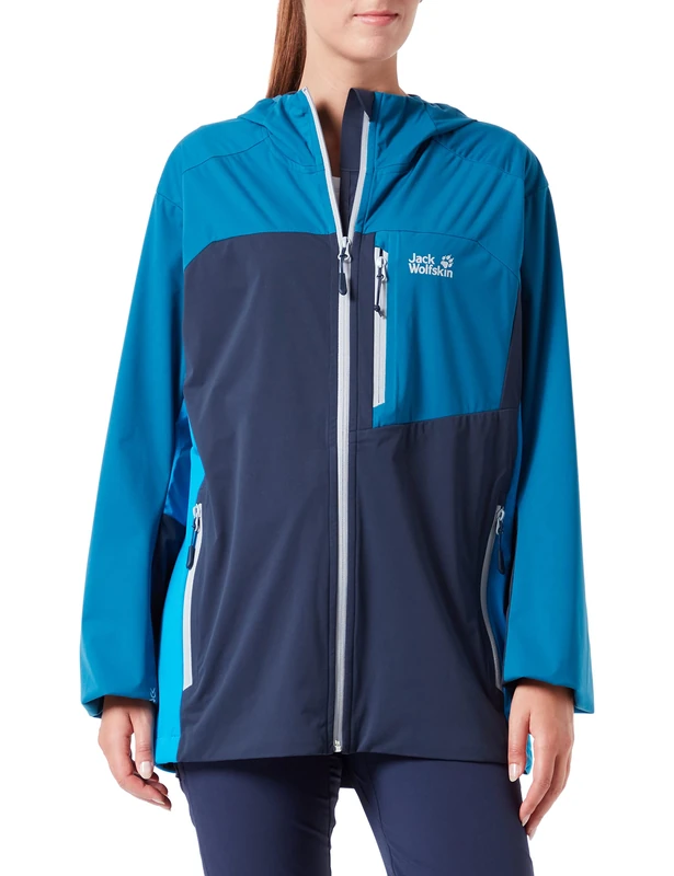 Jack Wolfskin Men's Eagle Peak Ii Softshell Jacket, Black0, XXL