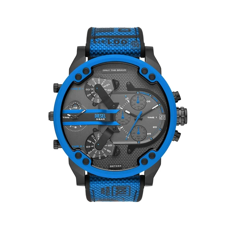 Diesel Mr. Daddy 2.0 Chronograph - 57mm Steel Case, Mixed Strap DZ7434