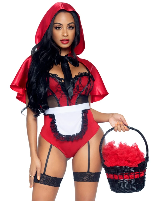 Leg Avenue 86975-00303 86975 Carnival Costume, Theme Party, red, L (Taglia Italiana 44) - Image 1