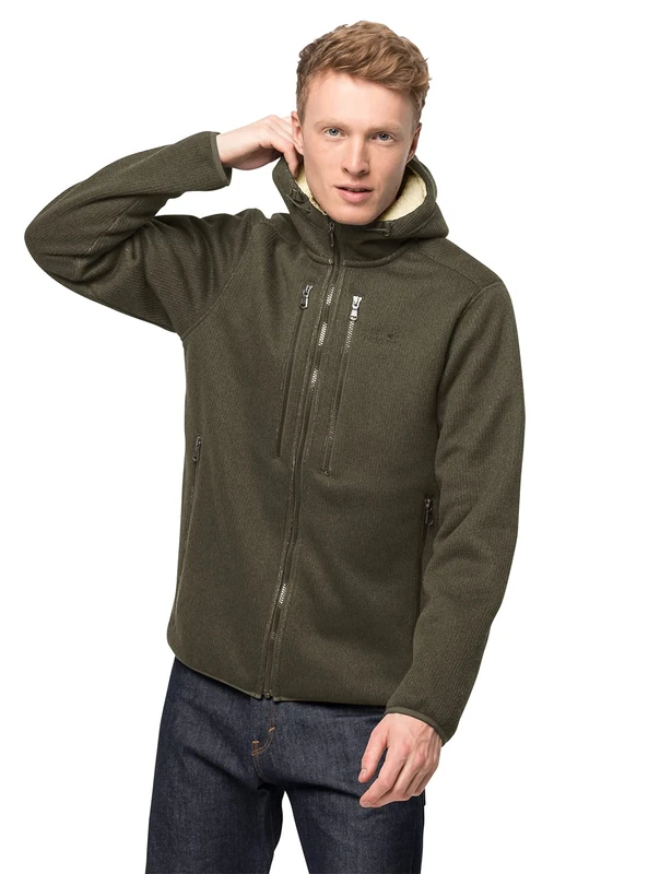 Jack Wolfskin Men's Standard Robson Jacket, Bonsai Green, M