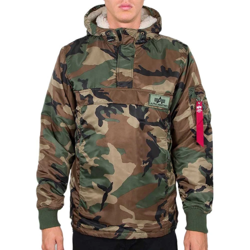 Alpha Industries HPO Camo Anorak for Men Wdl 65