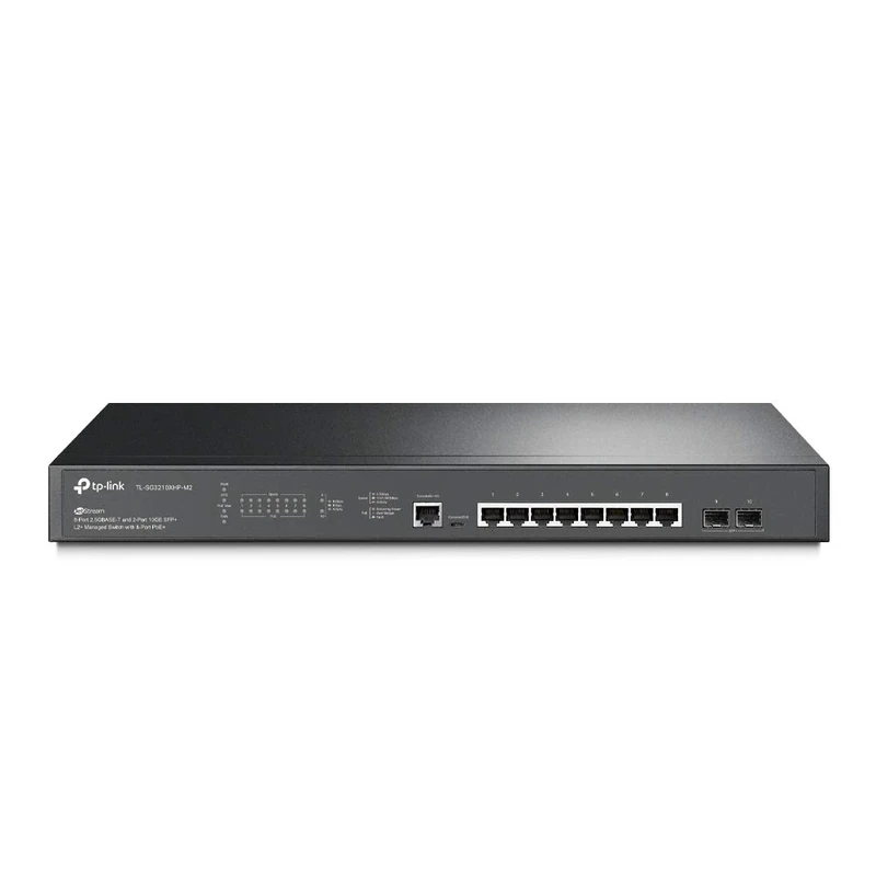 TP-Link JetStream TL-SG3210XHP-M2 - V1 - Switch - 10 Anschlüsse - Managed - montierbar rack