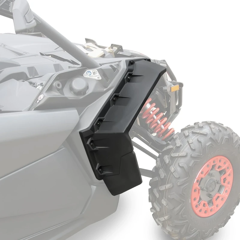 SAUTVS Wider Extended Fender Flares Kit for Can-Am X3, XXL Front Mud Flaps Mud Guards Extension for Can Am Maverick X3 MAX All Models Accessories 2017-2023(2PCS)