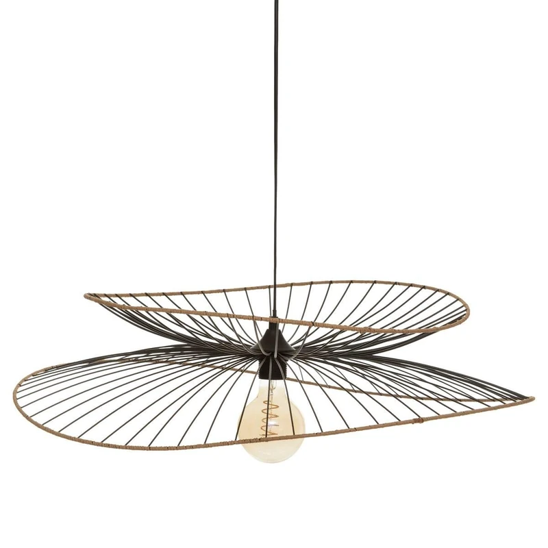 ATMOSPHERA RTN Alara Metal Pendant Light – 69.5 cm – Black