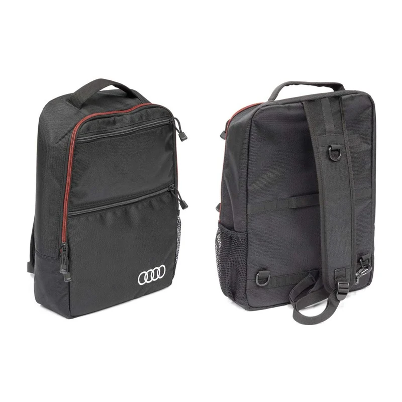 Audi 4KE071156A Bag Backpack Cross Carrier Bag Electric Scooter Rings Logo Sling Bag Black