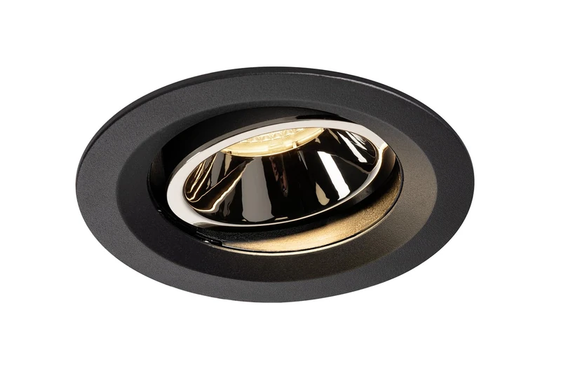 SLV Recessed Ceiling Light NUMINOS® Move DL M/LED Spotlight, floodlight, Ceiling Light, recessed Light, Indoor Lighting / 3000K 17.55W 1550lm Black 55 Degrees