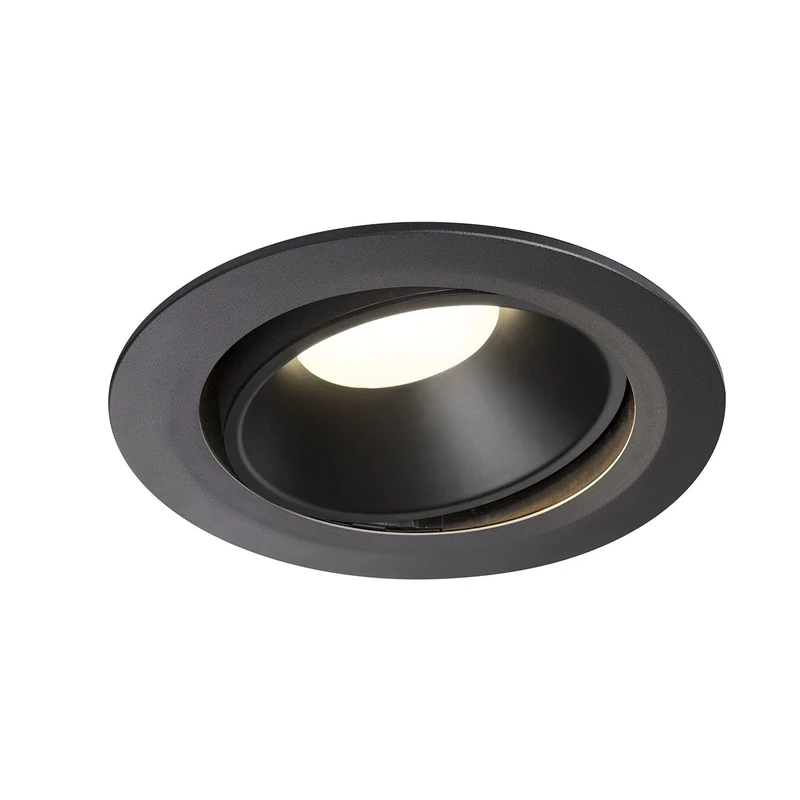 SLV Recessed Ceiling Light NUMINOS® Move DL XL/LED Spotlight, floodlight, Ceiling Light, recessed Light, Indoor Lighting / 4000K 37.4W 3600lm Black 20 Degrees