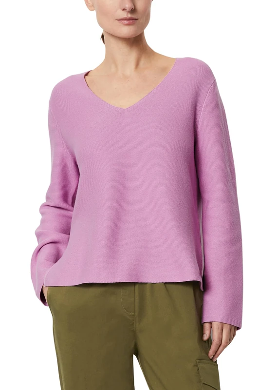 Marc O' Polo 402600660381 Women's Jumper, Berry Lilac, L