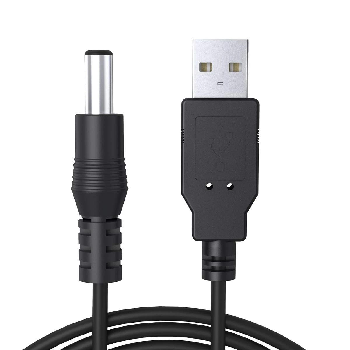 Ancable 5V USB to DC Cable, 1M USB to DC Barrel Jack Power Cable for 24AWG 5.5 x 2.1mm