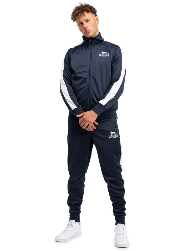 Lonsdale Men's PEMBER Training Suit, Dark Navy, Large