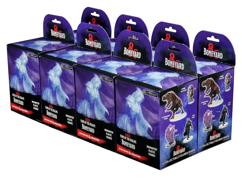 WizKids Dungeons and Dragons Icons of the Realms - Boneyard 8ct Brick (Set 18), DnD Miniatures