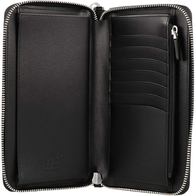 Montblanc Meisterstück Compact Travel Wallet BK Wallet-Purse, Adults Unisex, Black (Black) One Size