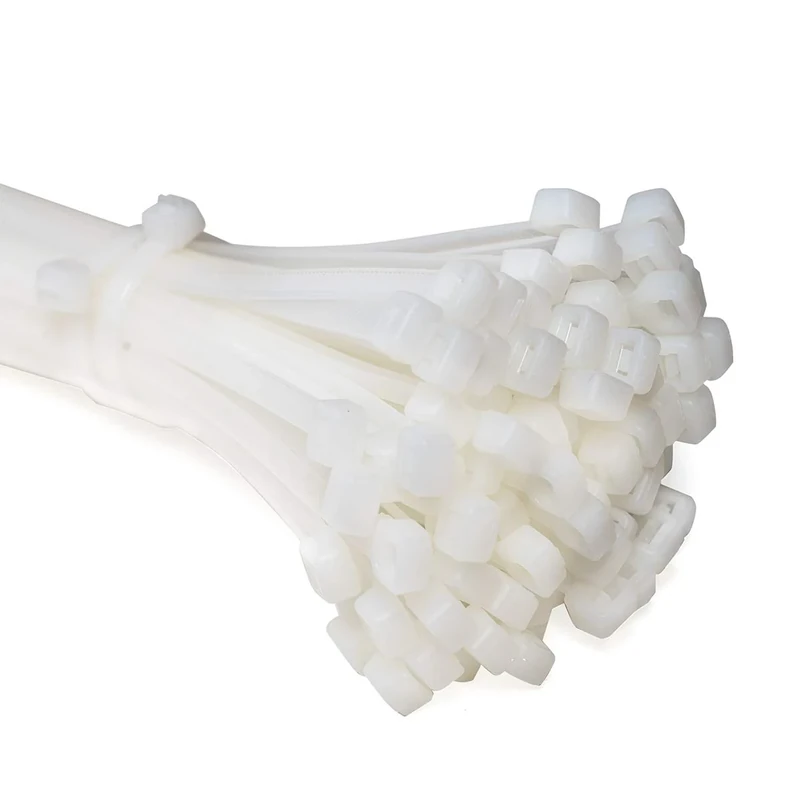 ERKO Cable Ties 370x7.6mm - 100 Pack, 120lb Heavy-Duty, UV Resistant
