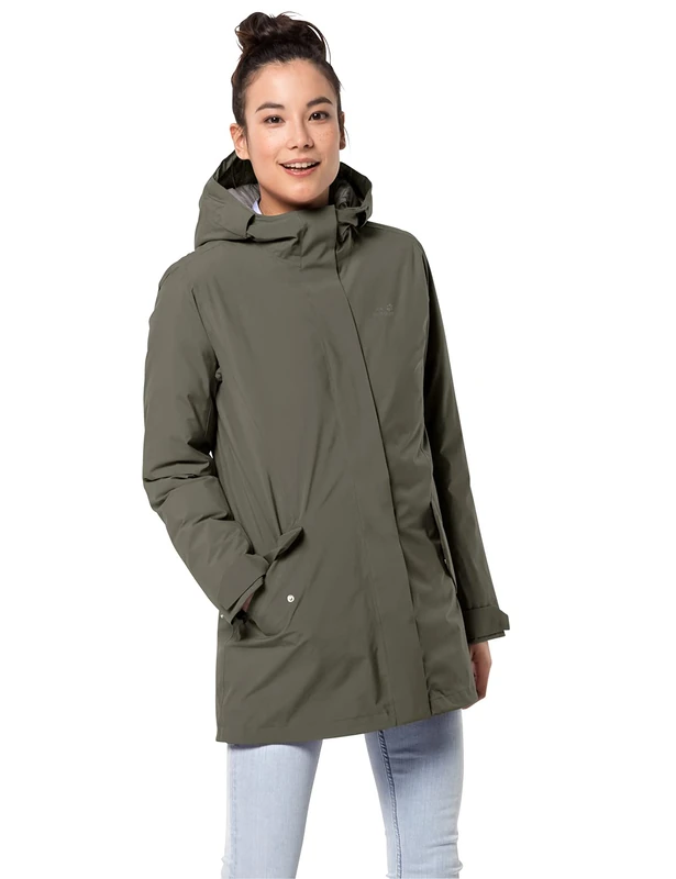 Jack Wolfskin Women's Standard Cold Bay Jacket W, Grape Leaf, X-Small