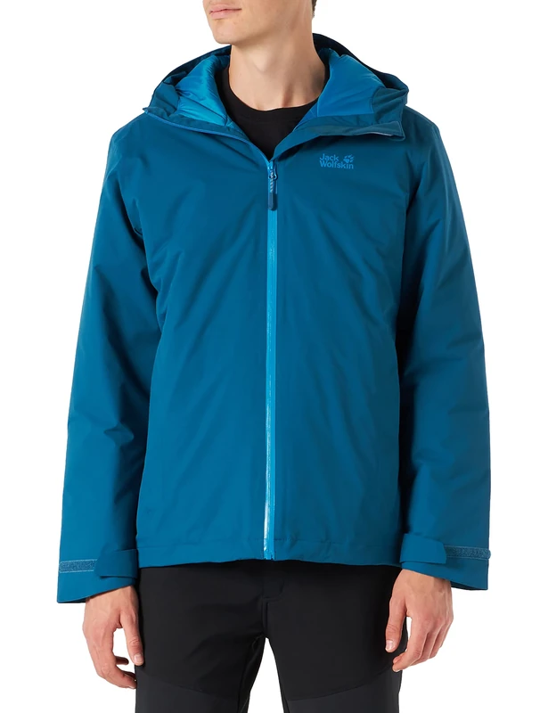 Jack Wolfskin Men's Argon Storm M Shell Jacket, Dark Cobalt, S UK