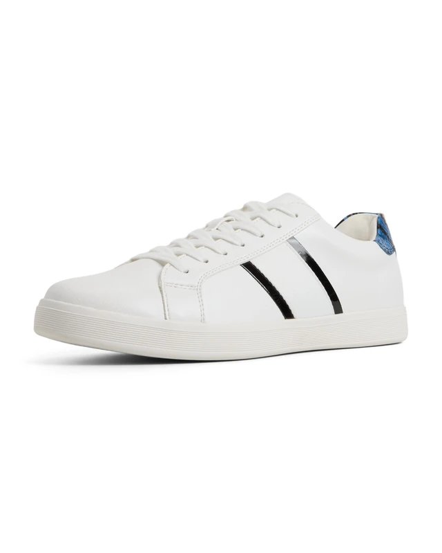 ALDO Men's Cowien Sneaker, White/Snake, 11 UK