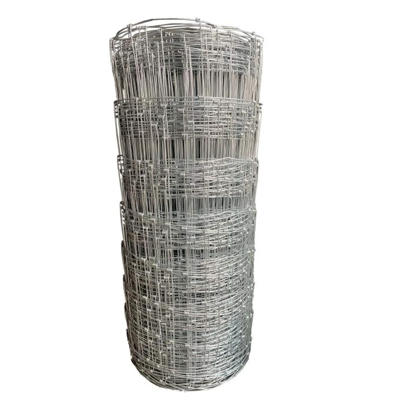 Bowose Stock Wire Fence Galvanised Steel Stock Fencing Netting Livestock Fencing Roll L8/80/15, Garden Farm Paddock Boundary Fence Agricultural Fencing for Dogs Pigs Sheep Horse, 800mm x 50m