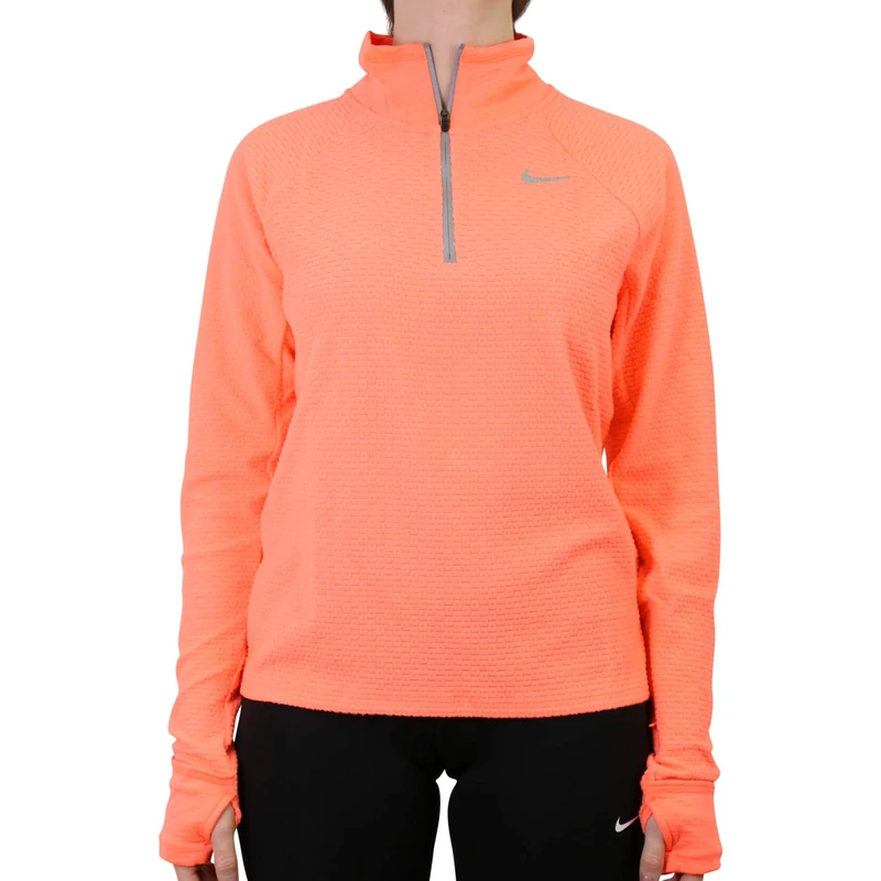 NIKE Sphere Hz Longarm Shirt Bright Mango/Reflective Silv M