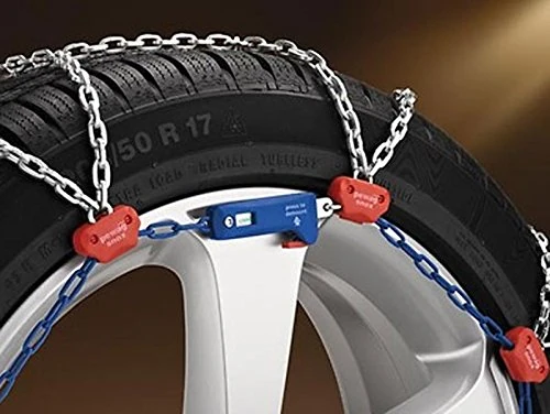Volkswagen 000091387BE Snow Chains Snox SXP505 Starwave Grooved Profile - Image 1