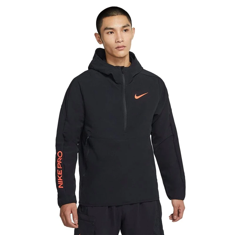 Nike Hd Hz NPC Jacke Black/Bright Crimson S