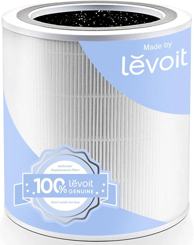 LEVOIT Core 400S-RF Genuine Air Purifier HEPA Replacement Filter, Highly Efficient Activated Carbon Pre, White, Suitable for Core 400S