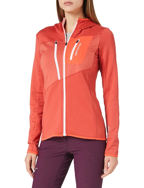 Ortovox Women's Fleece Grid Hoody Sweatshirt