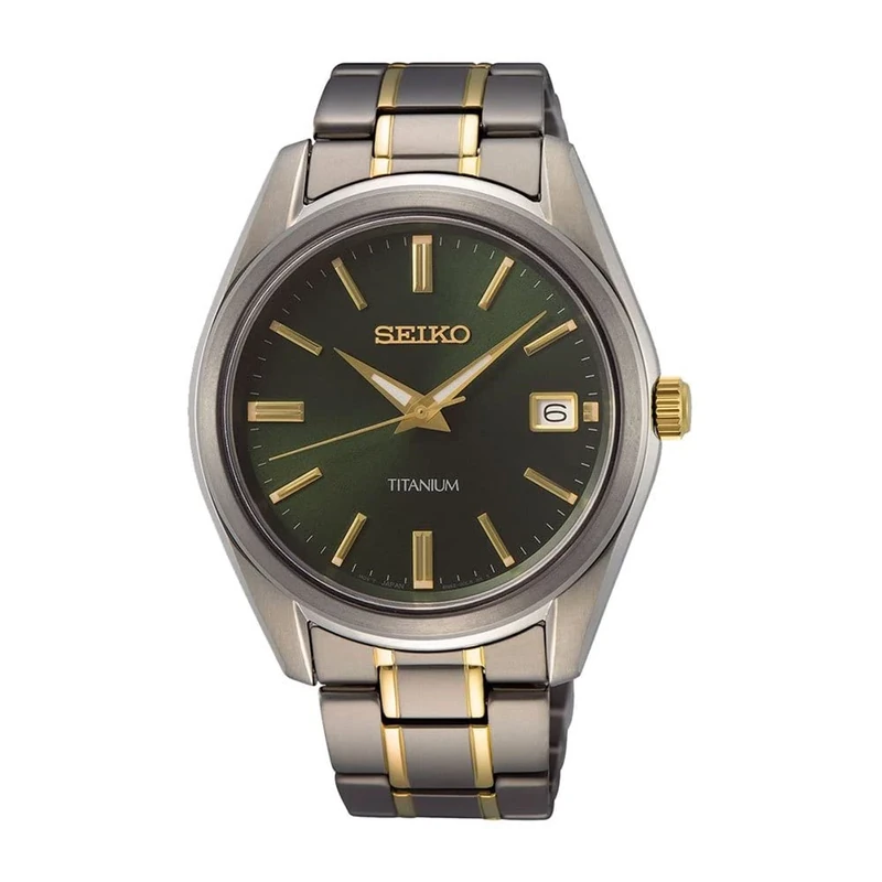 Seiko Men Analog Quartz Watch with Stainless Steel Strap SUR377P1