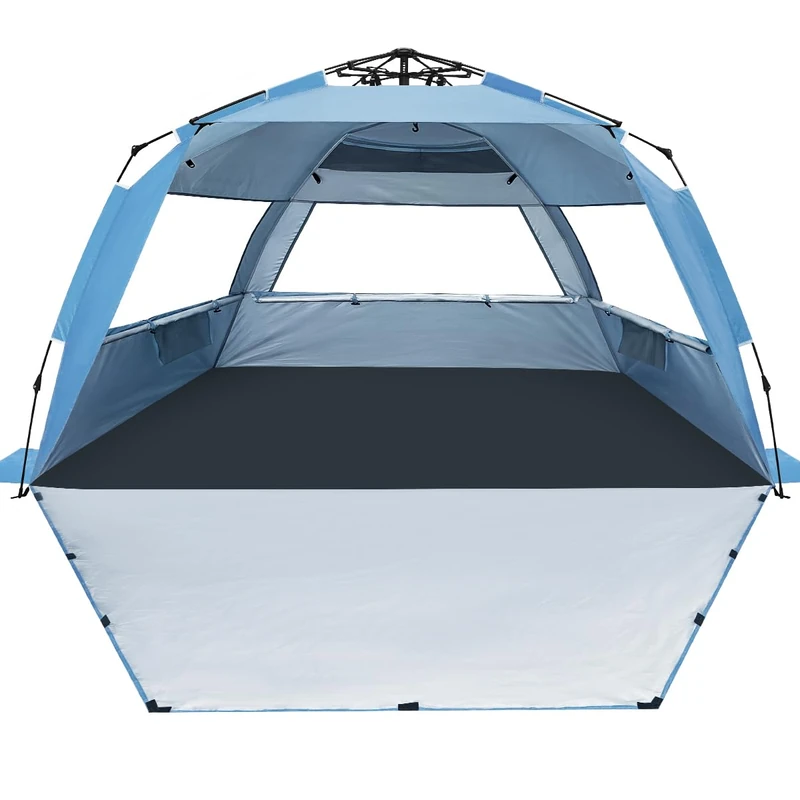 WhiteFang Deluxe XL Pop Up Beach Tent - UV Protection Shade