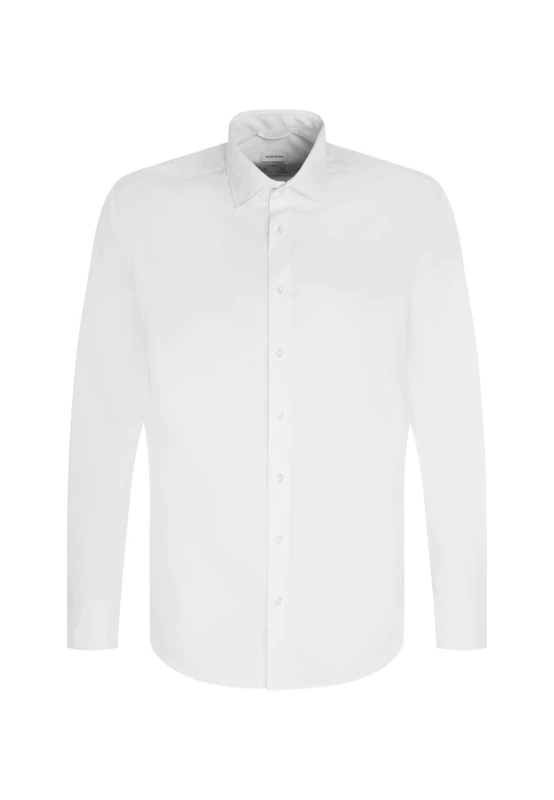 Seidensticker Men's Business Shirt - Extra Slim fit - Non-Iron - Kent Collar - Long Sleeves - Cotton Blend