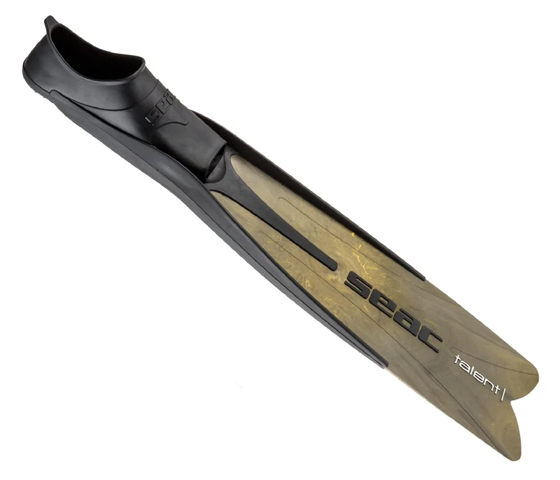 SEAC Talent, Semi-Long Fins for spearfishing, free diving and diving, camo brown, 36/38