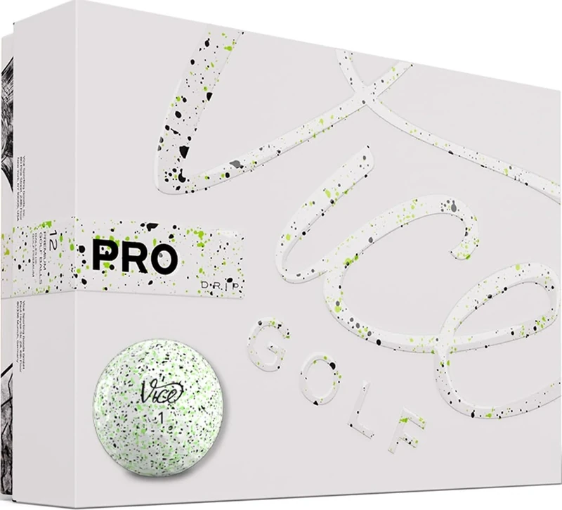 Vice Golf Pro Drip Lime Golf Balls - Image 1