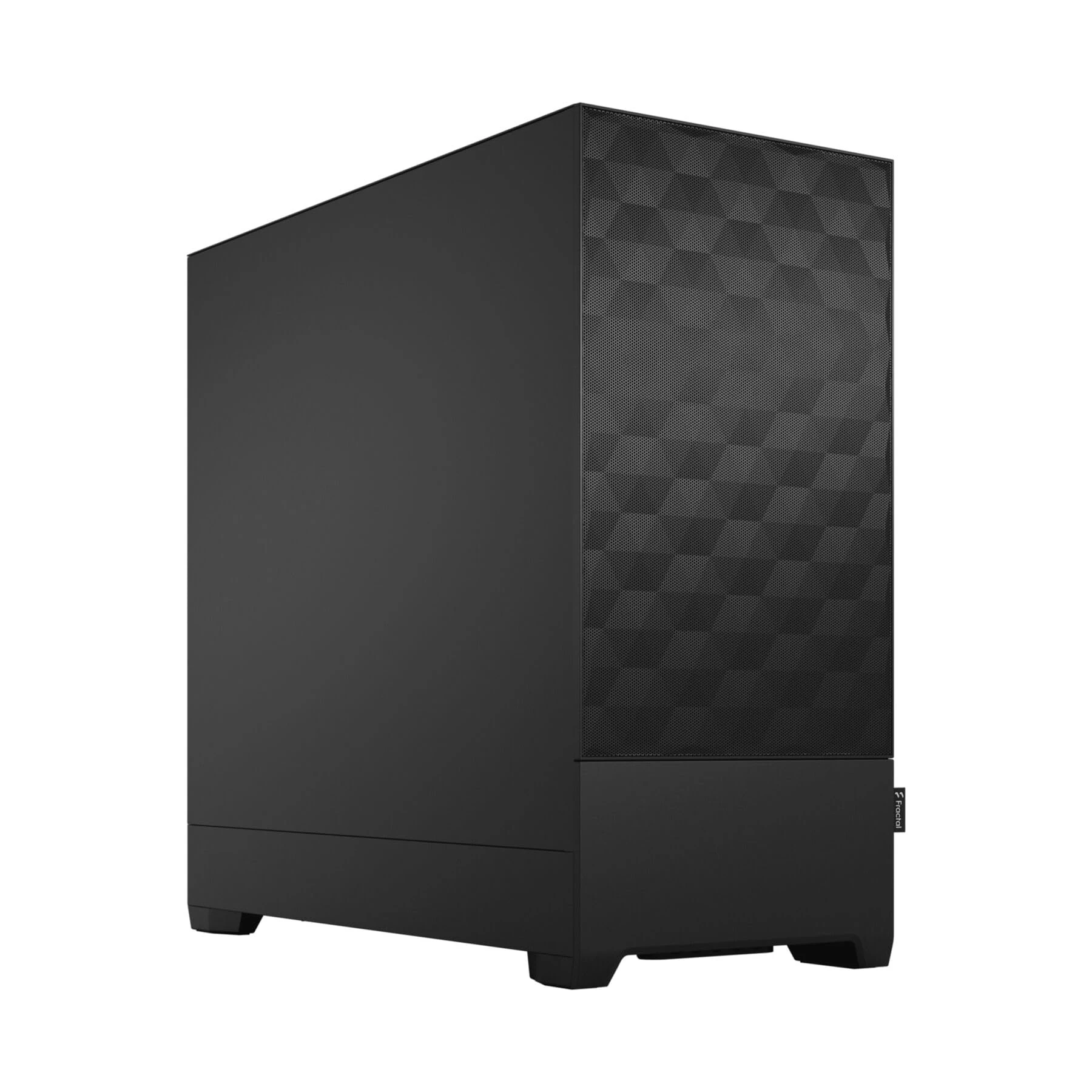 Fractal Design Pop Air Black – Solid – Honeycomb Mesh Front – Solid side panel - Three 120 mm Aspect 12 fans included – ATX High Airflow Mid Tower PC Gaming Case