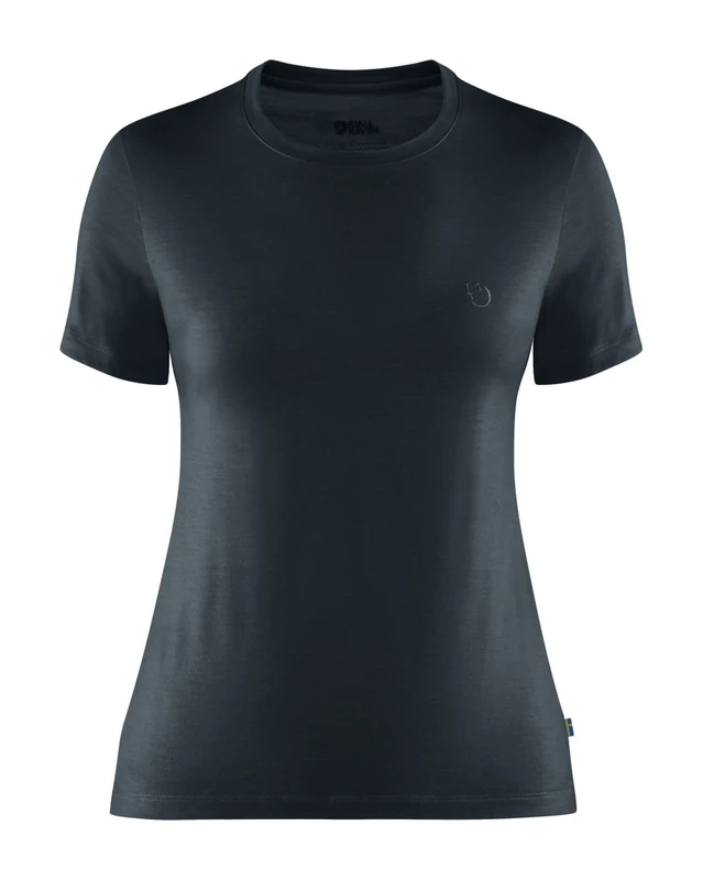 FJALLRAVEN F84101-555 Abisko Wool SS W Dark Navy XXL