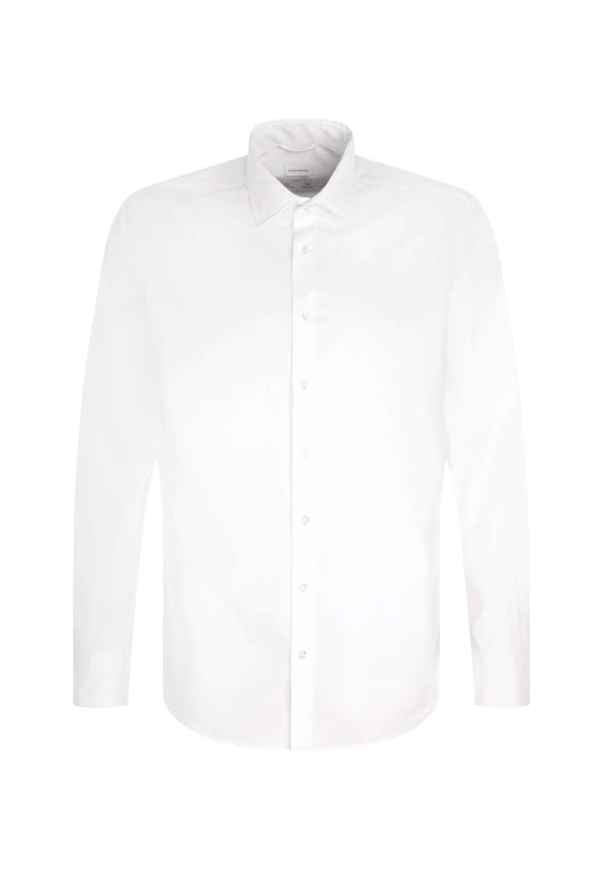 Seidensticker Men's Business Shirt - Slim fit - Easy to Iron - Kent Collar - Long Sleeves - Cotton Blend