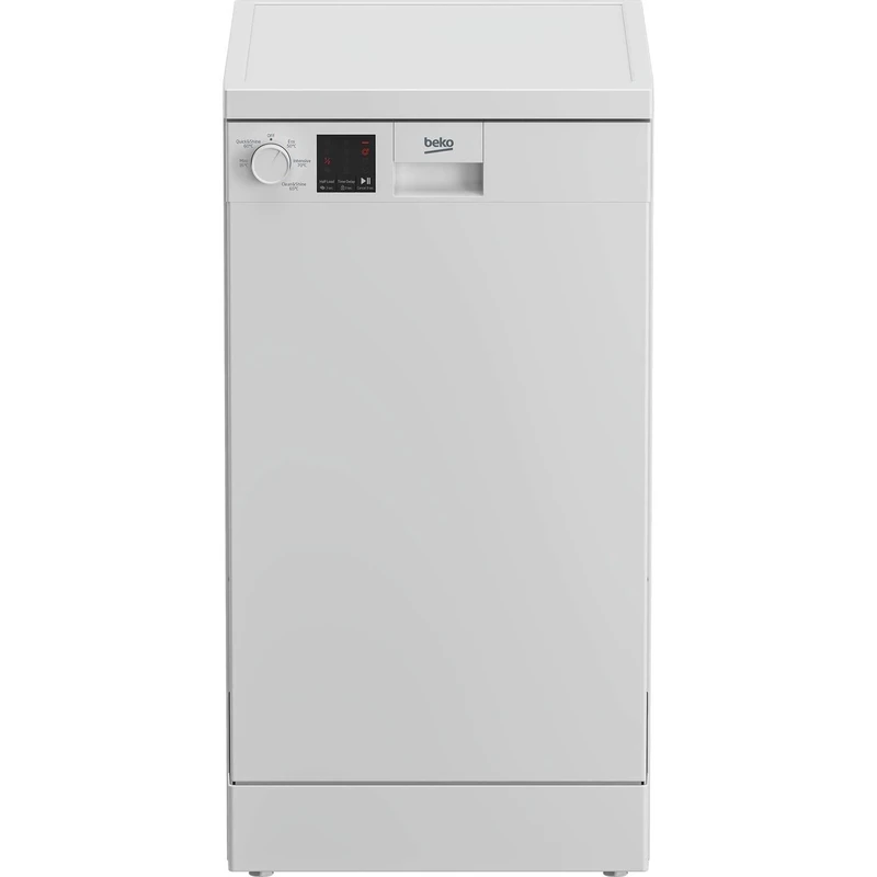 Beko DVS05C20W Slimline Dishwasher - White - 10 Place Settings, (Pack Of 1)