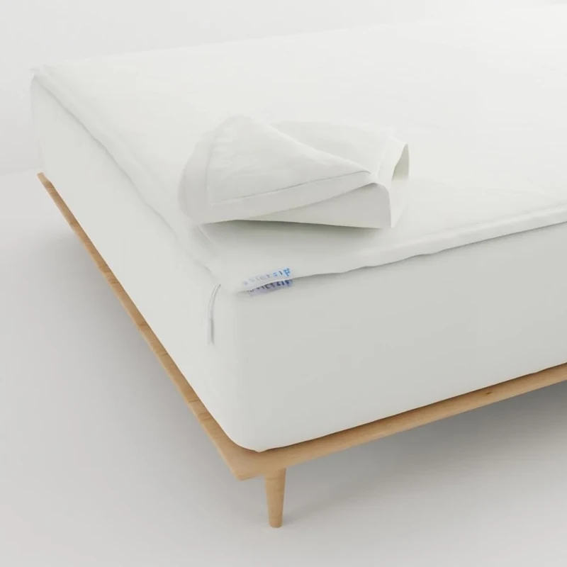 QuickZip Fitted Sheet - Includes 1 Fitted Sheet Base & 2 Zip-On Sheets - Easy to Change, Won’t Pop Off King Sheet - Soft Percale 400 TC Cotton Fitted Sheets – 17.5” Deep Pockets King Size – Ivory