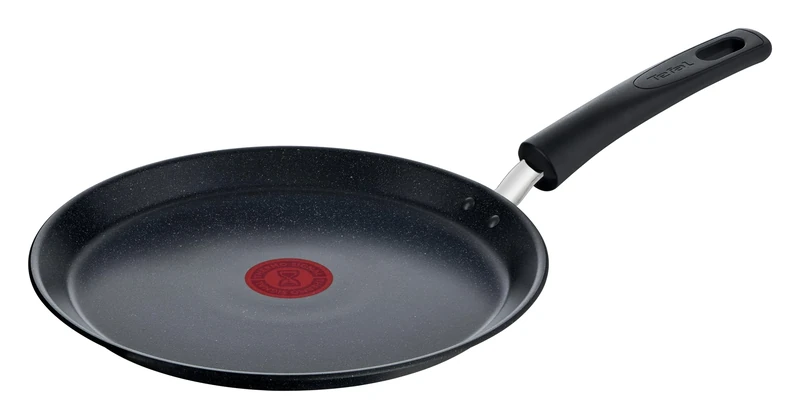 Tefal Frying Pan G2813872 Crepe Black Stone 25 cm Non-Stick Coating Thermal Signal Pan Heat Exchanger