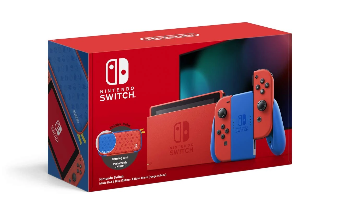 Nintendo Switch (Mario Red & Blue Edition)