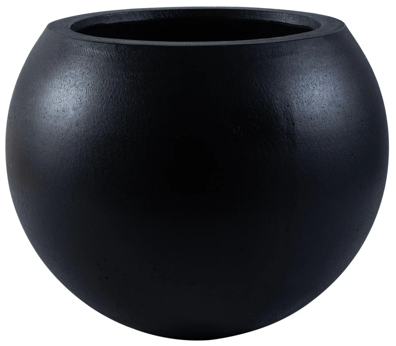 SAFAVIEH Concrete Planter, Black, 50 x 50 x 40 cm - Image 1