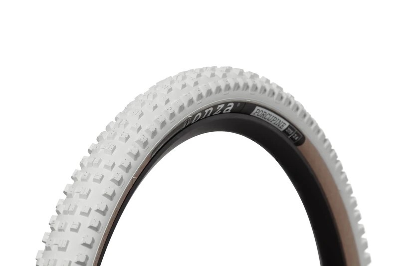 ONZA Tires Onza Porcupine Edition 27.5x2.40 TRC 60 TPI Rubber Tyre, Single WHT 60a, 61-584, 820g Adult Unisex, White