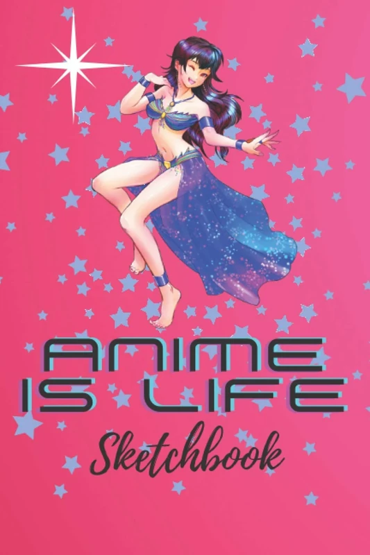 Anime is Life Sketchbook: 6x9 Anime Book for Drawing and Sketching Blank Pages Anime Lover Gift Idea