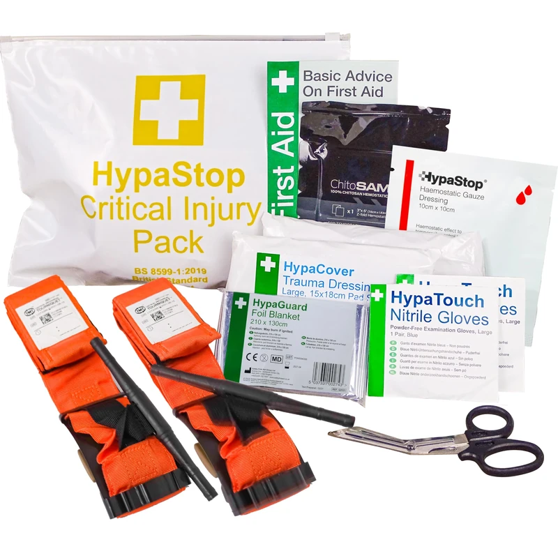 Safety First Aid Group HypaStop Critical Injury Pack, Professional