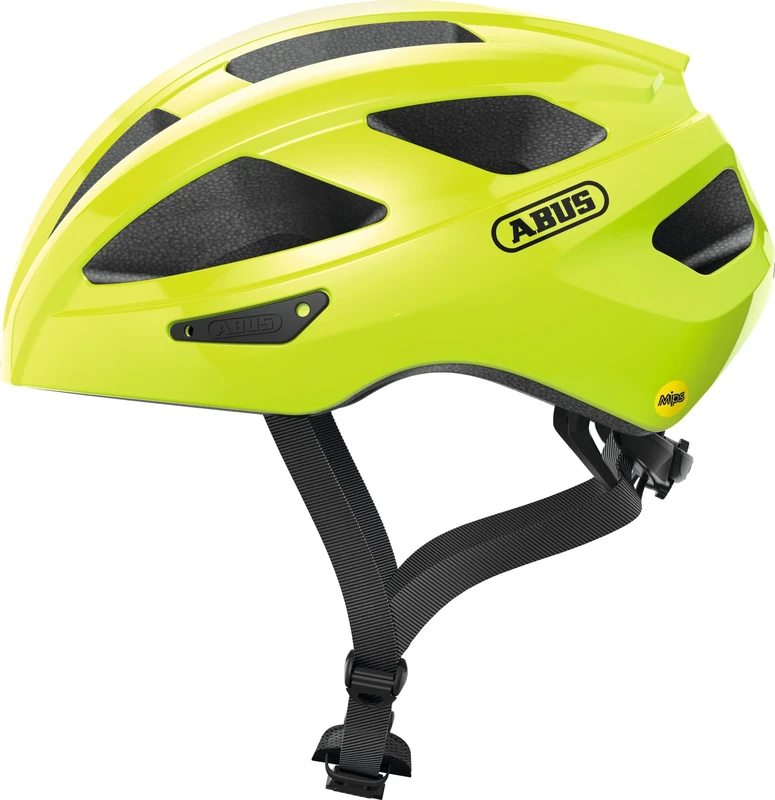 ABUS Macator MIPS road bike helmet - bike helmet for beginners with peak - suitable for people with pigtails - for men and women