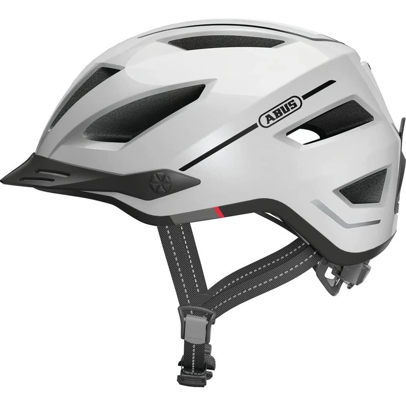 ABUS city helmet Pedelec 2.0 - bicycle helmet with rear light and rain cover - for city traffic - for men and women