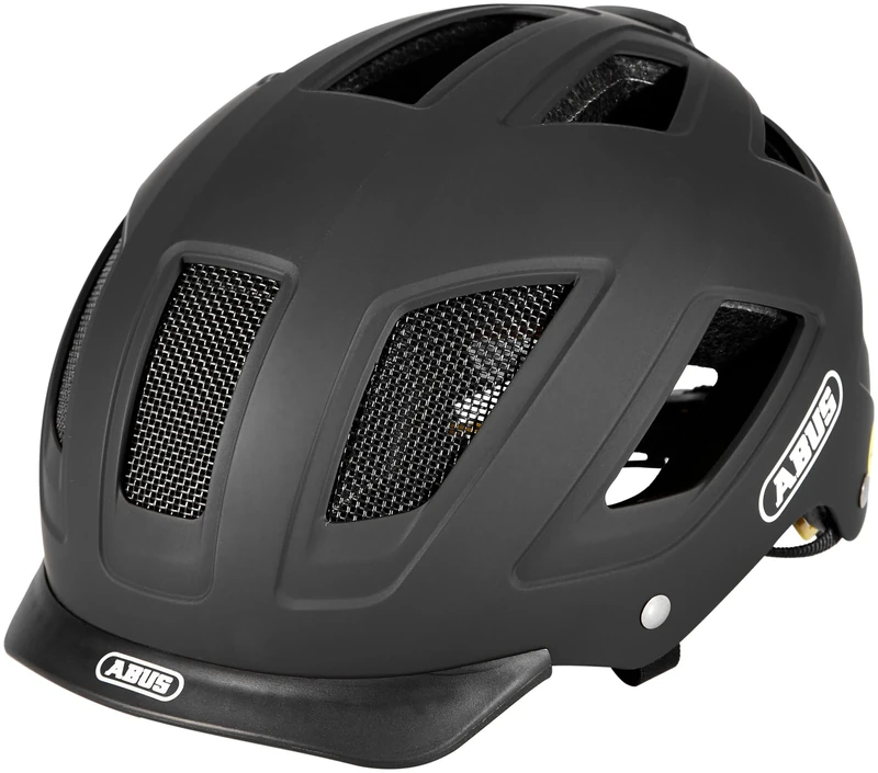 ABUS Hyban 2.0 MIPS city helmet - bike helmet with rear light, ABS hard shell, impact protection - for men and women