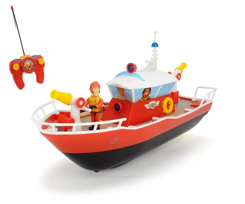 Dickie Toys FMS RC Titan RC Boat, Fireman Sam Toy, RC Boat
