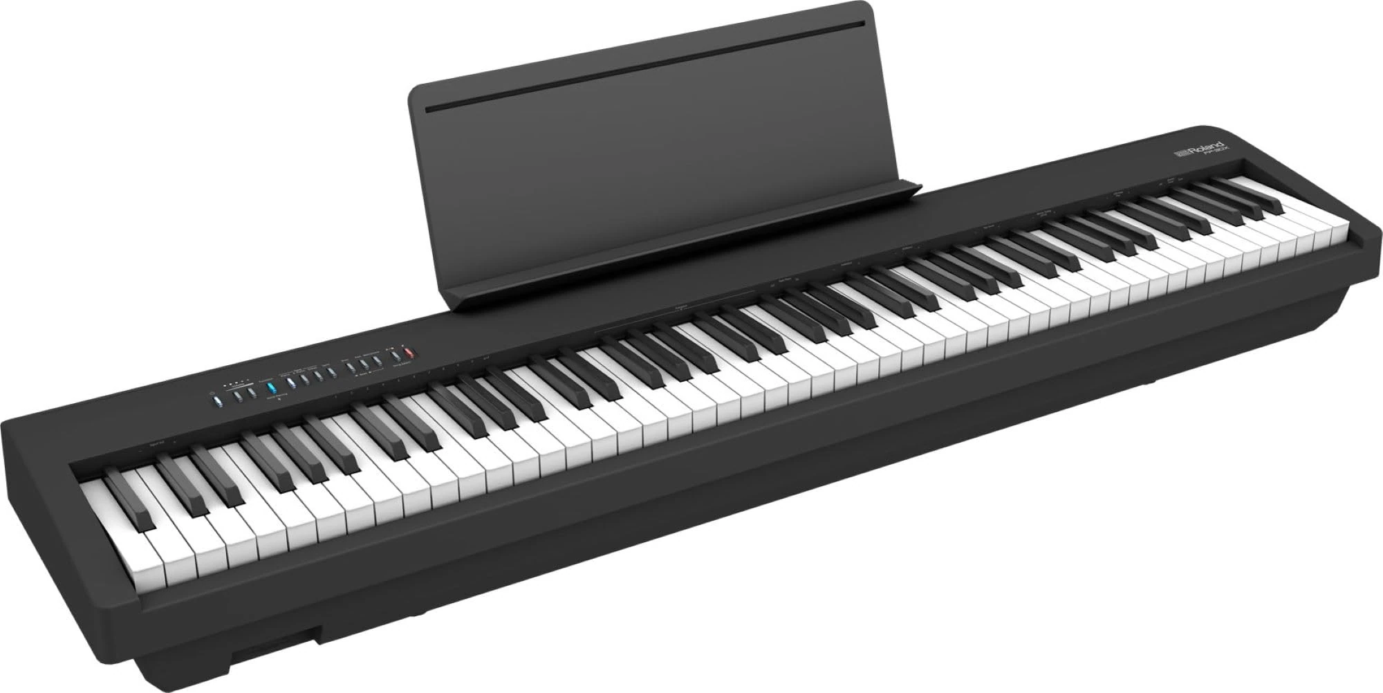 Roland FP-30X, Slim & Stylish 88-Note Digital Piano, Rich Tone & Authentic Ivory-Feel, Built-In Powerful Amplifier & Stereo Speakers, Onboard Sounds, Bluetooth & MIDI Connectivity - Black