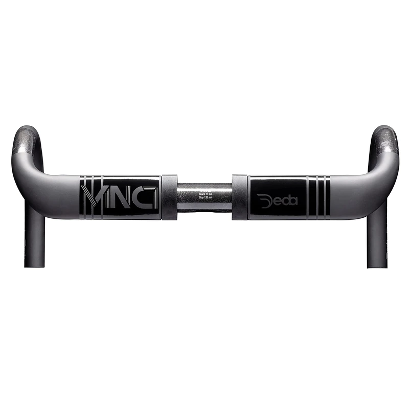 Deda Elementi Vinci DCR Shallow Handlebar, Polish on Black (PoB), 44cm