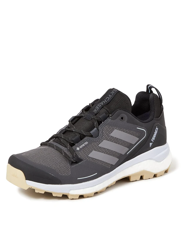 adidas Zapatilla Terrex Skychaser 2 GTX W, Low Rise Hiking Boots, CBLACK/HALSIL/HALBLU,