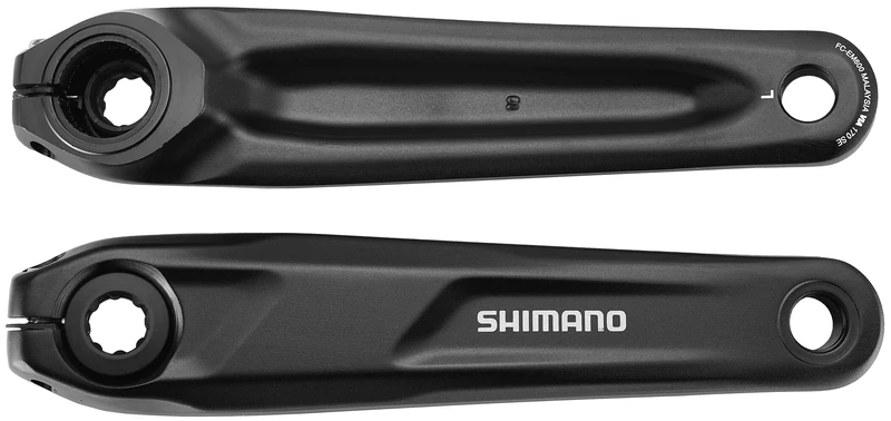 Shimano STEPS FC-EM600 crank arm set, 170 mm, without chainguard,Black